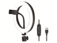 Logilink Smartphone-Ringlicht, DM 20cm, 1.8m Kabel