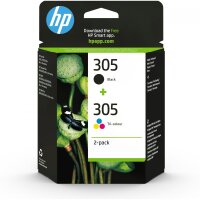HP 305      Schwarz+Dreifarbig  Tintenpatrone