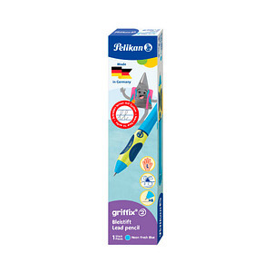 Pelikan griffix Bleistift  Linkshänder Neon Fresh Blue Faltschachtel