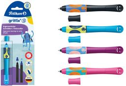 Pelikan griffix Tintenschreiber Rechtshänder Neon FreshBlue Blister