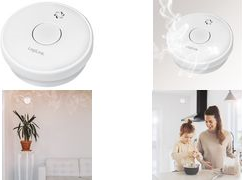 Logilink Rauchmelder austauschbare 9V Batterie    weiß