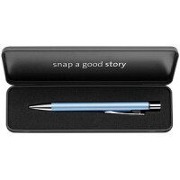 Pelikan Kugelschreiber Snap Metalic K10 Frostblau im Etui