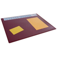 DURABLE Schreibunterlage PP mit Jahreskaleder 650x500cm rot