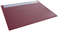 DURABLE Schreibunterlage PP mit Jahreskaleder 650x500cm rot