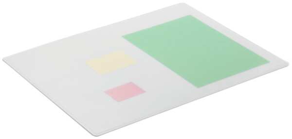 DURABLE Schreibunterlage PP mit Dekorrille 530x400cm transp.