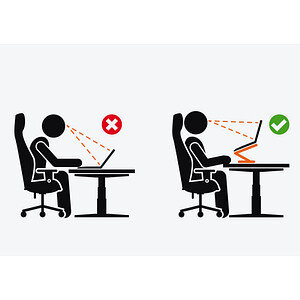 DURABLE Laptopständer LAPTOP STAND FOLD silber