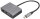 DIGITUS Adapter USB-C St. -> VGA Bu./MiniDP Bu. 4K/30Hz 20cm