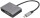 DIGITUS Adapter USB-C St. -> VGA Bu. / DP Bu. 4K/30Hz 20cm
