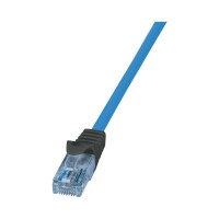 Logilink Patchkabel CAT6A U/UTP Premium blau 1.00m 10G/PoE