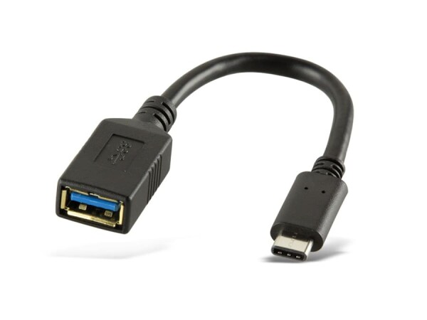Logilink Adapter USB-A(f)/Type-C (m) 0,15cm schwarz