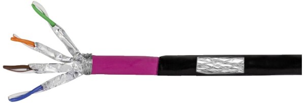 Logilink Erdverlegekabel S/FTP Cat7 AWG23 1000MHz schw.  50m