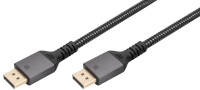 DIGITUS DisplayPort Anschlusskabel 2m Aluminium 8K schwarz