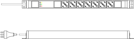 DIGITUS PDU       7x Italien16A Ausgänge 230V/16A schwarz