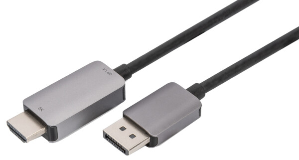 DIGITUS Adapterkabel DP -> HDMI A St/St 8K 1m schwarz