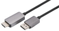 DIGITUS Adapterkabel DP -> HDMI A St/St 8K 1m schwarz