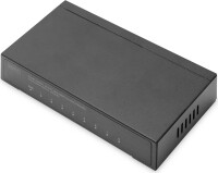 DIGITUS Switch 8-Port  Gigabit          Unmanaged schwarz