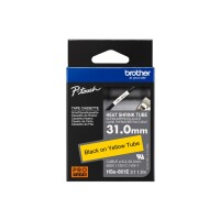 Schrumpfschlauchkassette Brother 31,0mm gelb/schwarz HSE661E