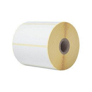 Einzeletikettenrolle Brother weiß 102x50mm