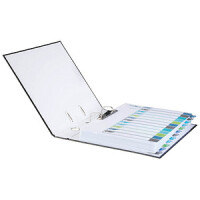DURABLE Register A4 + 12tlg. 1-12 farbige Taben+trans. Form.