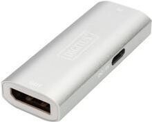 DIGITUS DisplayPort-Repeater bis 30m 8K silber