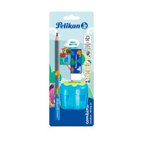 Pelikan Schreiblernbleistift Set Combino BS,Rad.,Ansp.,blau