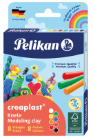 Pelikan Knete Creaplast« 198/8FS, 8 Farben...