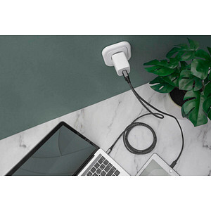 DIGITUS Ladegerät 65W  2 Port 2x USB-C GaN      weiß