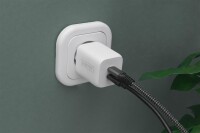 DIGITUS Ladegerät 65W  2 Port 2x USB-C GaN...