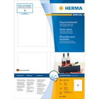 HERMA Flaschenetiketten Glossy 90x120mm perm. haftend 160St.
