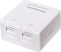 Logilink Aufputzdose für 2 Keys. Module,...