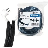Logilink Kabelschlauch Reißverschl. AD: 50 mm,...