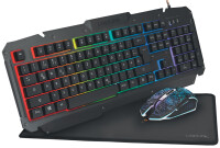Logilink Gaming-Set aus Tastatur, Maus und Mauspad