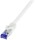 Logilink Patchkabel Ultraflex, Cat.6A, S/FTP, weiß, 0,25 m
