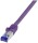 Logilink Patchkabel Ultraflex, Cat.6A, S/FTP, violett, 0,5 m