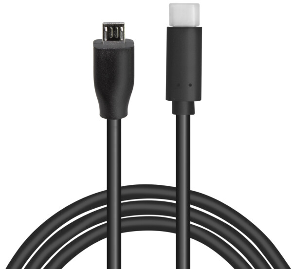 Logilink USB 2.0 Kabel, C/M zu Micro-USB/M 1,00m schwarz