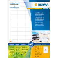 HERMA Etiketten A4 38,1x21,2   mm Rec.Blauer Engel 5200 St.