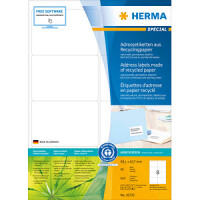 HERMA Etiketten A4 99,1x67,7   mm Rec.Blauer Engel  640 St.