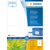 HERMA Etiketten A4 105x148     mm Rec.Blauer Engel  320 St.