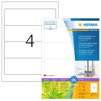 HERMA Ordneretik. A4 192x61    mm Rec.Blauer Engel  320 St.