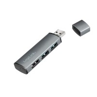 Logilink USB 3.2 HUB 3-port, Gen2 mit Aluminiumgehäuse