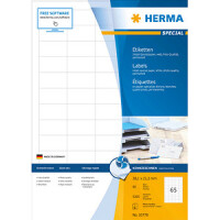 HERMA Inkjet-Etiketten A4 weiß 38,1x21,2 mm Papier...
