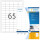 HERMA Inkjet-Etiketten A4 weiß 97x42,3   mm Papier  960 St.