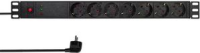 Logilink Steckdosenleiste 7-fach, 19" mit...