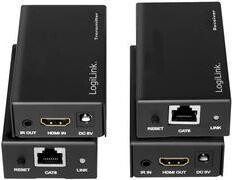 Logilink HDMI-Extender-Set über LAN, 60m, 1080p/60Hz,POC,IR