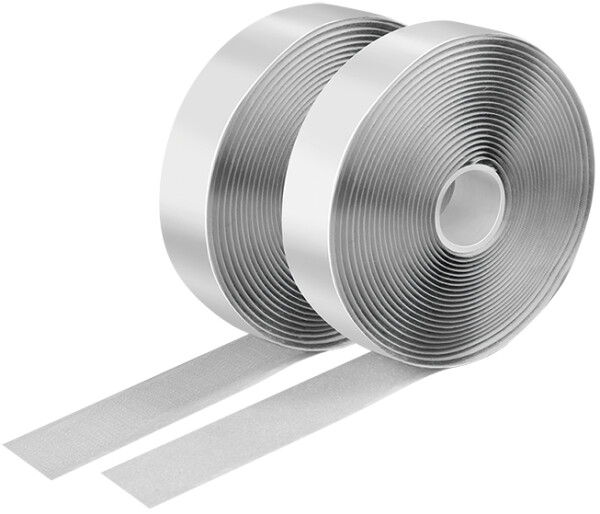 Logilink Klettband-Set, weiß, Breite: 25 mm, Rolle, 5m