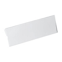 DURABLE Kennzeichnungstasche HARD COVER Falz 1/2 A5 quer 10S