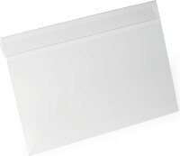 DURABLE Kennzeichnungstasche HARD COVER Falz A4 quer 10Stk