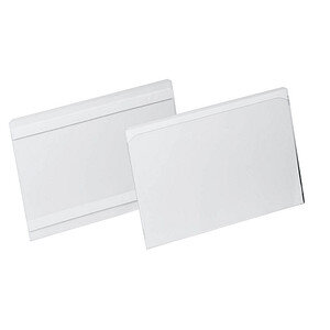DURABLE Etikettentasche HARD COVER selbstkleb A5 quer