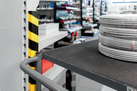 DURABLE Flächenschutzprofil S20  gelb/schwarz...