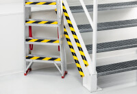 DURABLE Kantenschutzprofil E8R  gelb/schwarz 1m